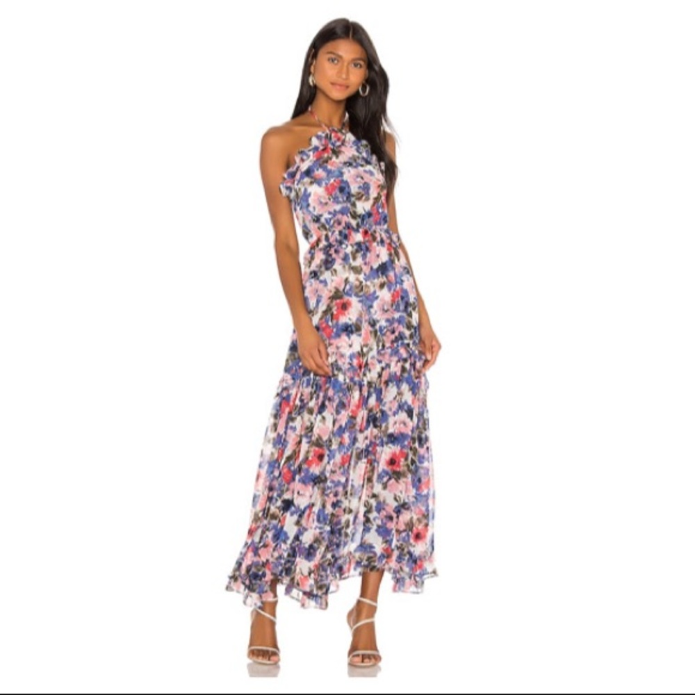 MISA Dallin Dress Tie Dye Floral